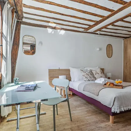 Apartment Serenty - Chic 1br Steps From The Louvre & Palais Royal & Opera